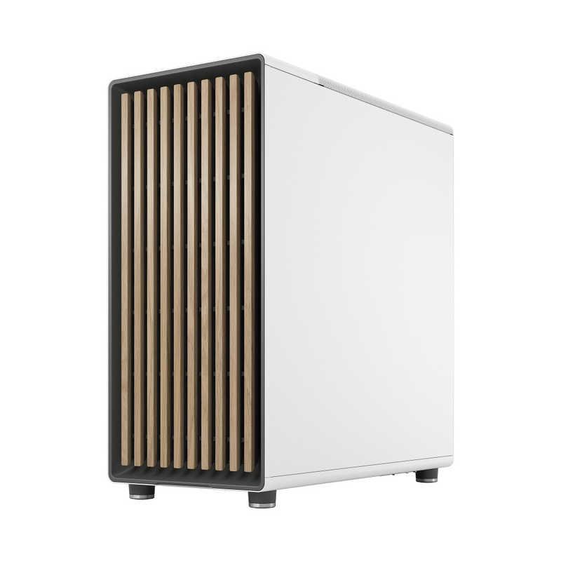 FRACTALDESIGN　PCケース［ATX /Micro ATX /Mini-ITX］North Chalk White TG Clear ホワイト　FD-C-NOR1C-04