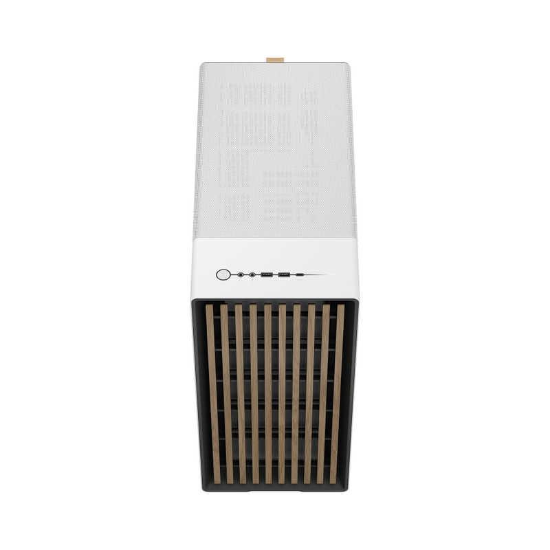 FRACTALDESIGN　PCケース［ATX /Micro ATX /Mini-ITX］North Chalk White TG Clear ホワイト　FD-C-NOR1C-04