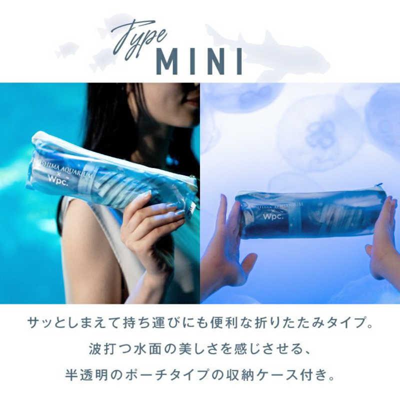 底も必見♥フリル4段・甘すぎないクールなエクレアポーチ（アイスブルー・M） ワールドパーティー 雨傘折＿Wpc. ［ビニール傘］えのすい×Wpc