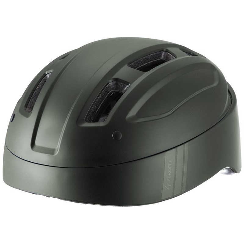 イオンスポーツ　自転車用ヘルメット ZEROFIT VESK ゼロフィット ベスク(Mサイズ：54〜57cm) ダークグリーン　ZHEZD-4 イオンスポーツ 自転車用ヘルメット ZEROFIT VESK ゼロフィット ベスク