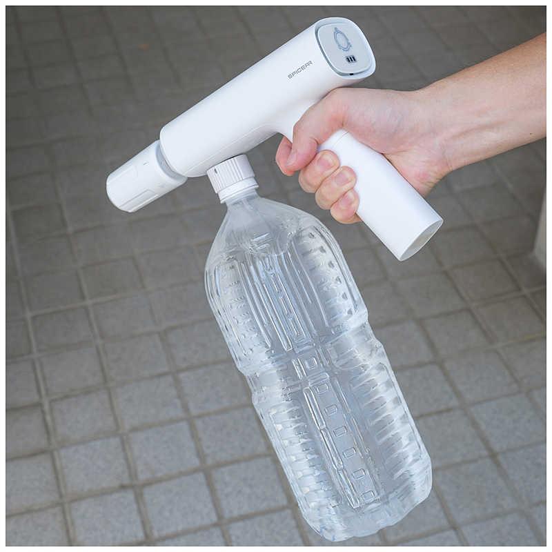 スパイサー SPICERR ポケッタブル高圧洗浄機 ホワイト SWU-201-WH