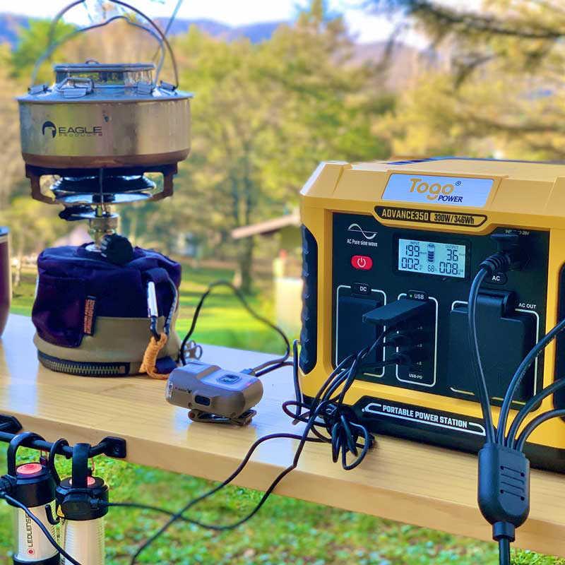 TOGOPOWER ポータブル電源 ADVANCE350 [346Wh /9出力 /ソーラー TOGOPOWER ポータブル電源 ADVANCE350 [346Wh /9出力 /ソーラー