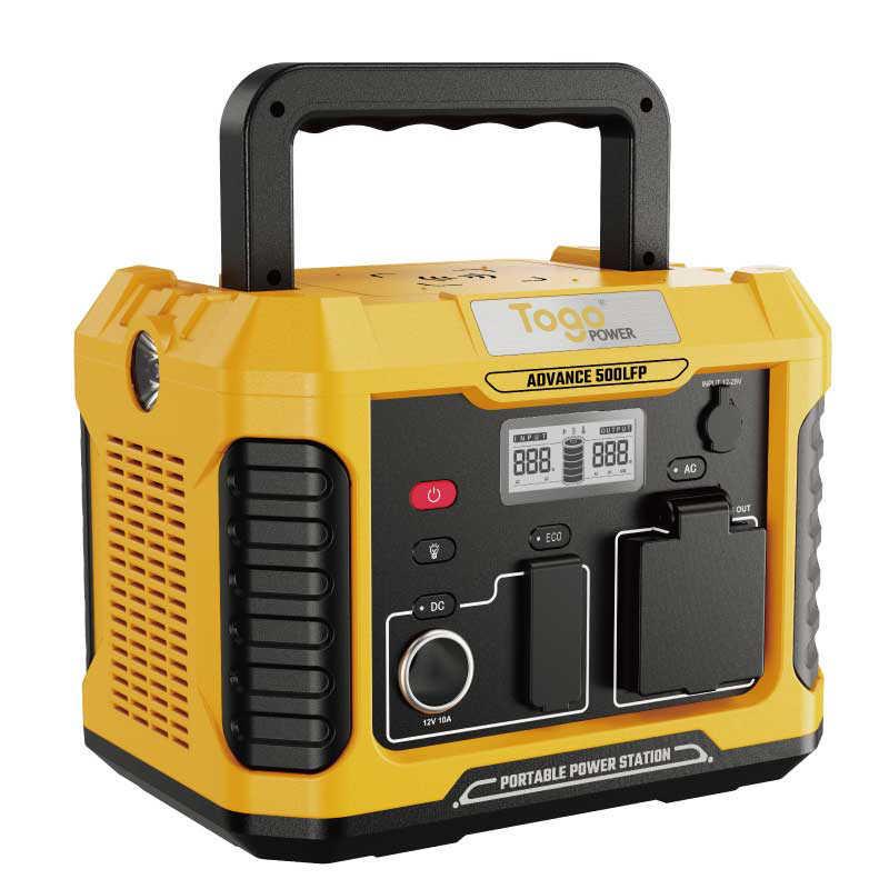 TOGOPOWER ポータブル電源(リン酸鉄500W) Togopower AD500LFP : コジマ