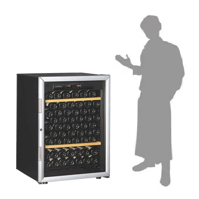 アルテビノ　ワインセラー アルテビノ OPシリーズ 98本 棚板2枚 ノアール 黒 　OVP02（標準設置無料） アルテビノ ワインセラー OPシリーズ 98本 棚板2枚 ノアール 黒 OVP02