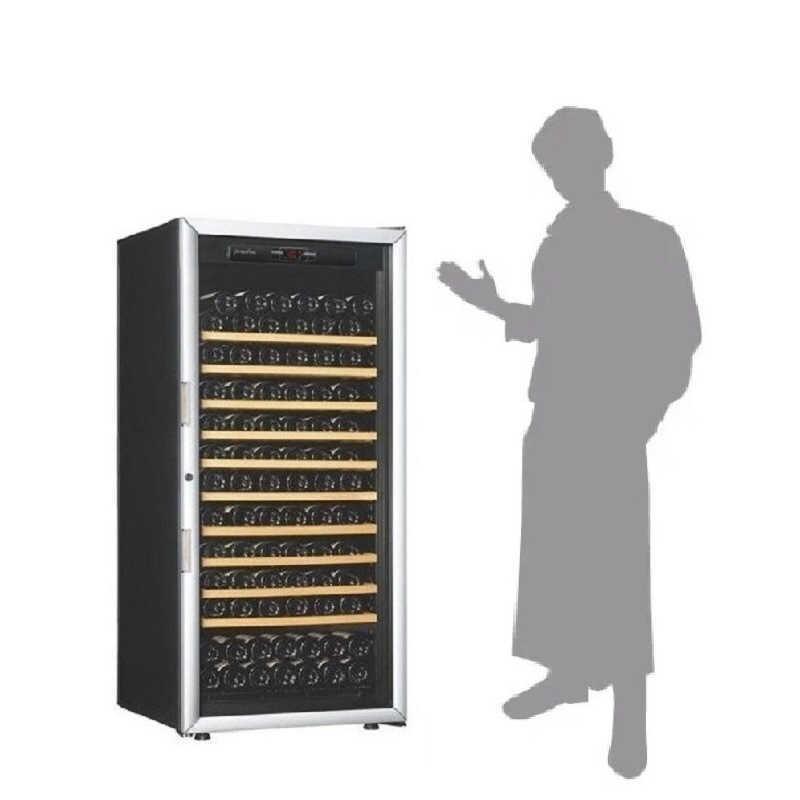 アルテビノ ワインセラー OMシリーズ 141本 棚板10枚 ノアール 黒