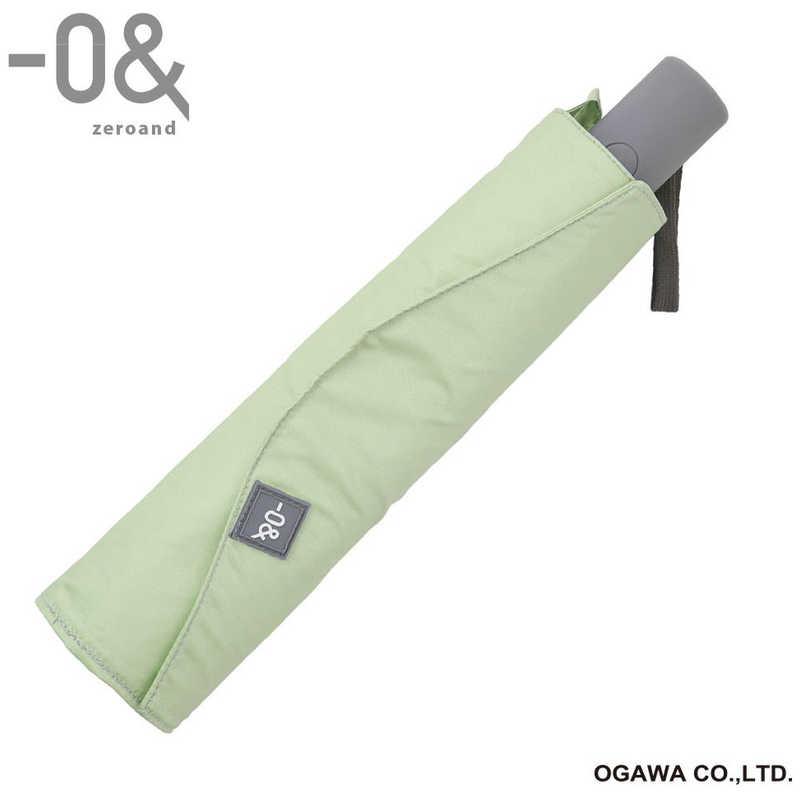 小川 折りたたみ傘 自動開閉 -0＆(ゼロアンド) リーフグリーン