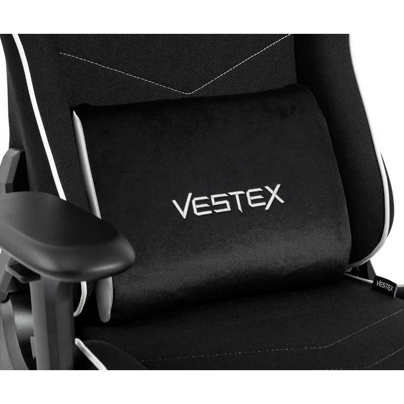 ルームワークス　ゲーミングチェア ［W720xD720xH1205〜1275mm］ VESTEX S2シリーズ(フットレストなし) ホワイト　VES-S2WH_3