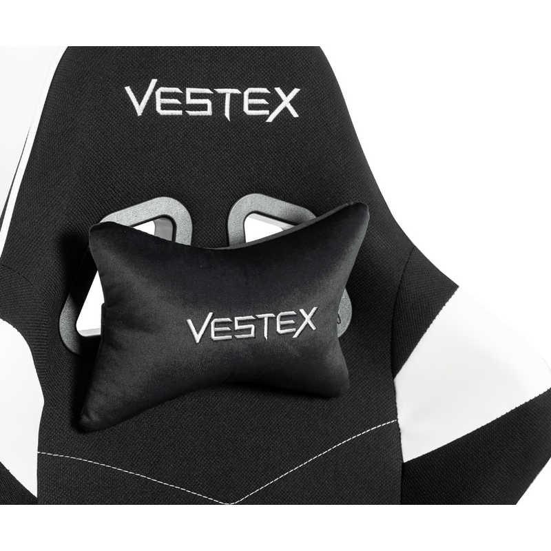 ルームワークス　ゲーミングチェア ［W720xD720xH1205〜1275mm］ VESTEX S2シリーズ(フットレストなし) ホワイト　VES-S2WH_4