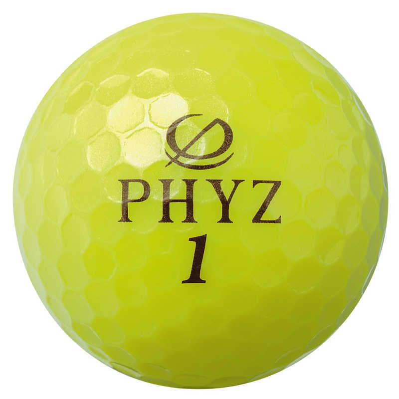 ブリヂストン ゴルフボール PHYZ ファイズ 1スリーブ(3球)/イエロー
