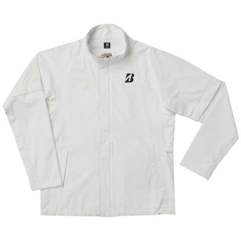 ブリヂストン　レインウェア メンズ 水神 レインブルゾン [Lサイズ/ホワイト]　84G01 ブリヂストン レインウェア メンズ 水神 レインブルゾン [Lサイズ