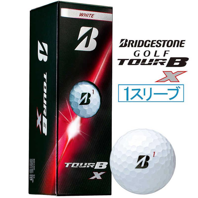 ブリヂストン ゴルフボール TOUR B X ［3球(1スリーブ)］ ホワイト