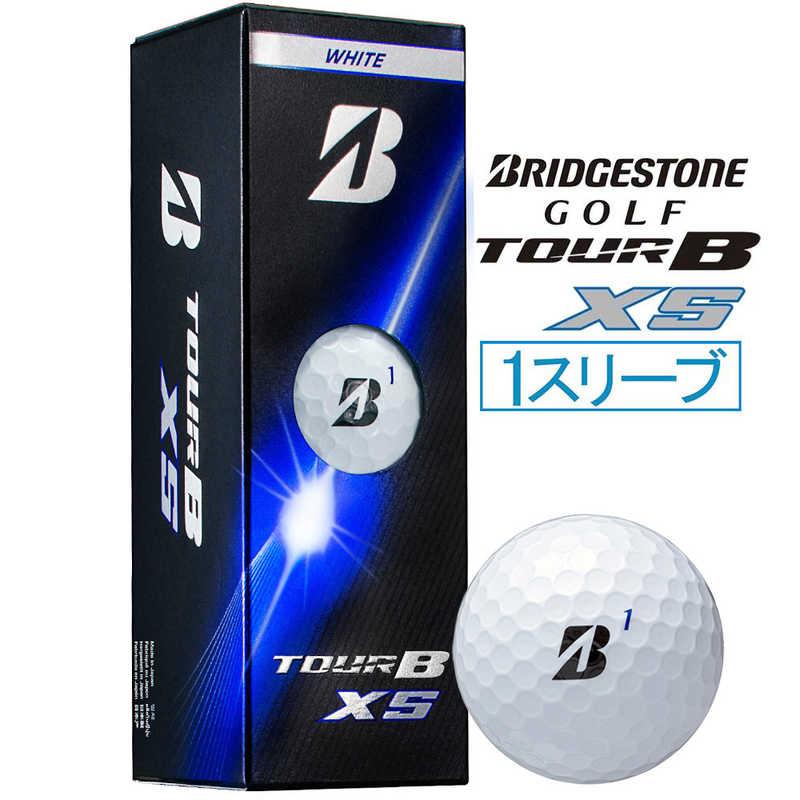 ブリヂストン TOUR B XS ホワイト　1ダース＋3スリーブ ブリヂストン ゴルフボール TOUR B XS ［3球(1スリーブ)］ ホワイト