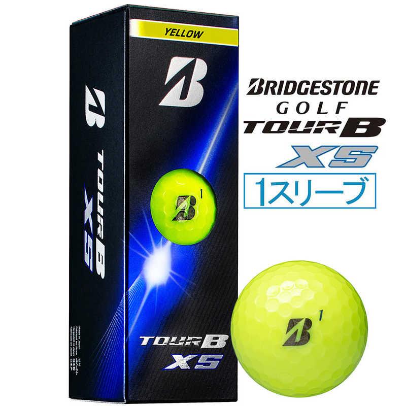 ツアーＢ　イエロー　新品3ダース ブリヂストン ゴルフボール TOUR B XS ［3球(1スリーブ)］ イエロー
