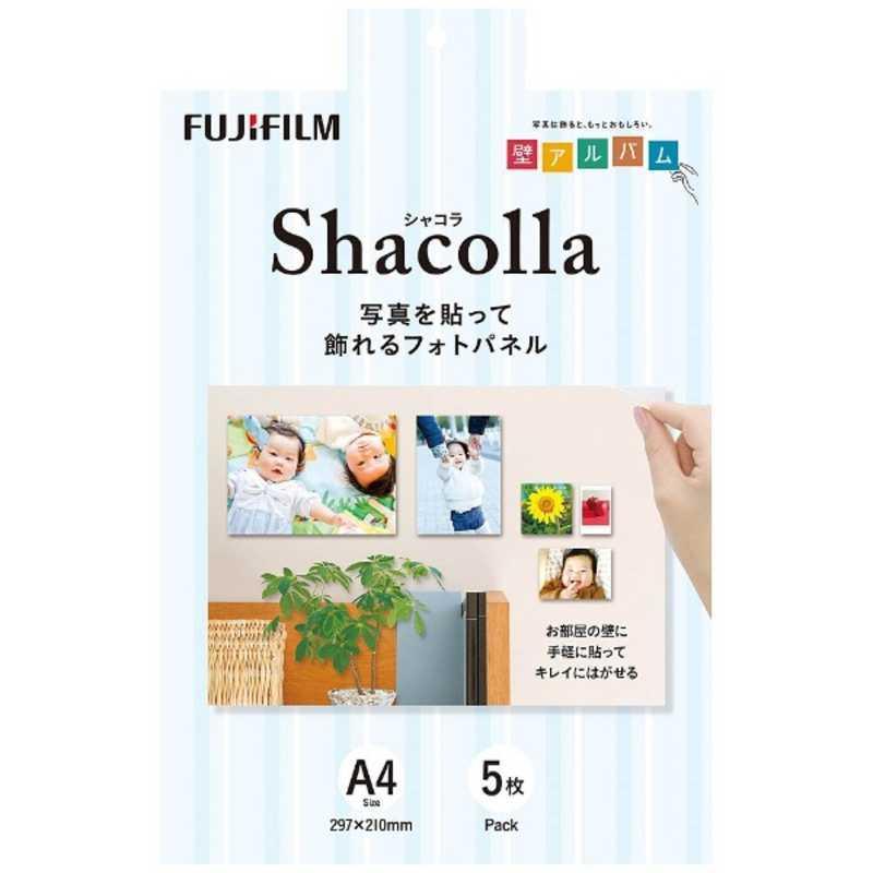 富士フイルム　FUJIFILM　シャコラ(shacolla)壁タイプ 5枚パック A4サイズ　WDKABEALA45P｜y-kojima