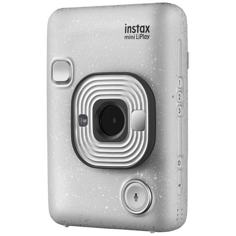 富士フイルム FUJIFILM ハイブリッドインスタントカメラ 気質アップ 本日の目玉 チェキ mini LiPlay ストーンホワイト instax