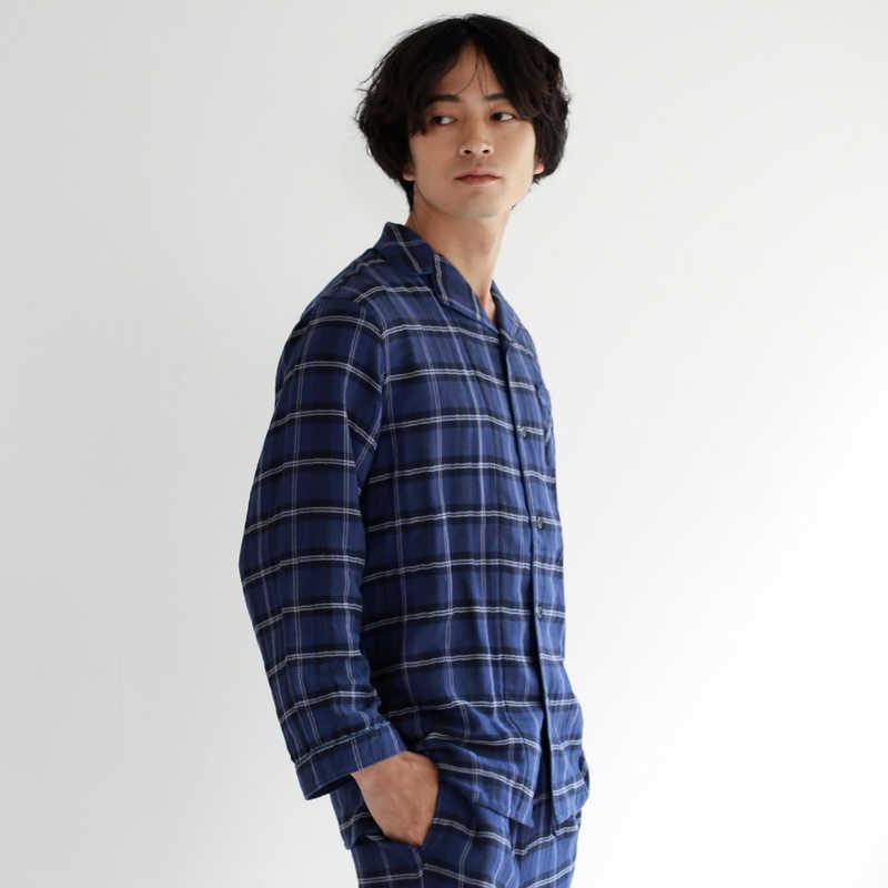 タオル美術館　cococi LDK メンズガーゼパジャマ Mサイズ ネイビー　_1