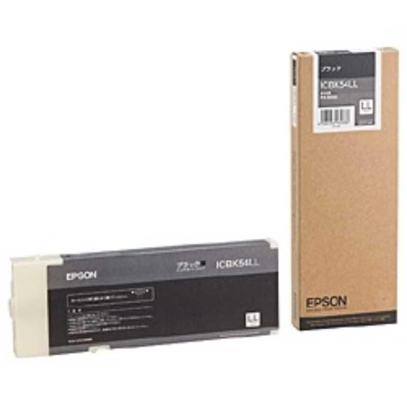 豪奢な エプソン　EPSON　ブラックインクカートリッジＬＬ　ICBK54LL (ブラック) インクカートリッジ