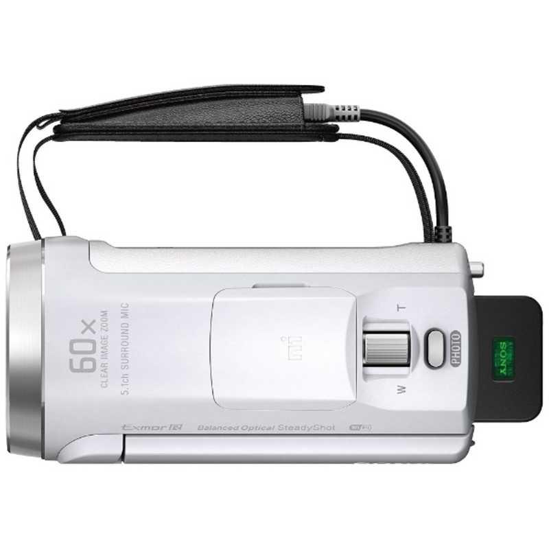 ソニー　SONY　メモリースティックマイクロ/マイクロSD対応 64GBメモリー内蔵 フルハイビジョンビデオカメラ ホワイト　HDR-CX680｜y-kojima｜06