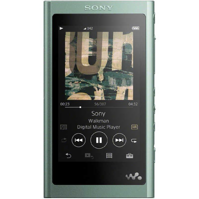 ソニー 今季一番 楽天市場 SONY ハイレゾ対応ウォークマン 16GB WAシリーズ GM ホライズングリーン イヤホンは付属していません NW-A55