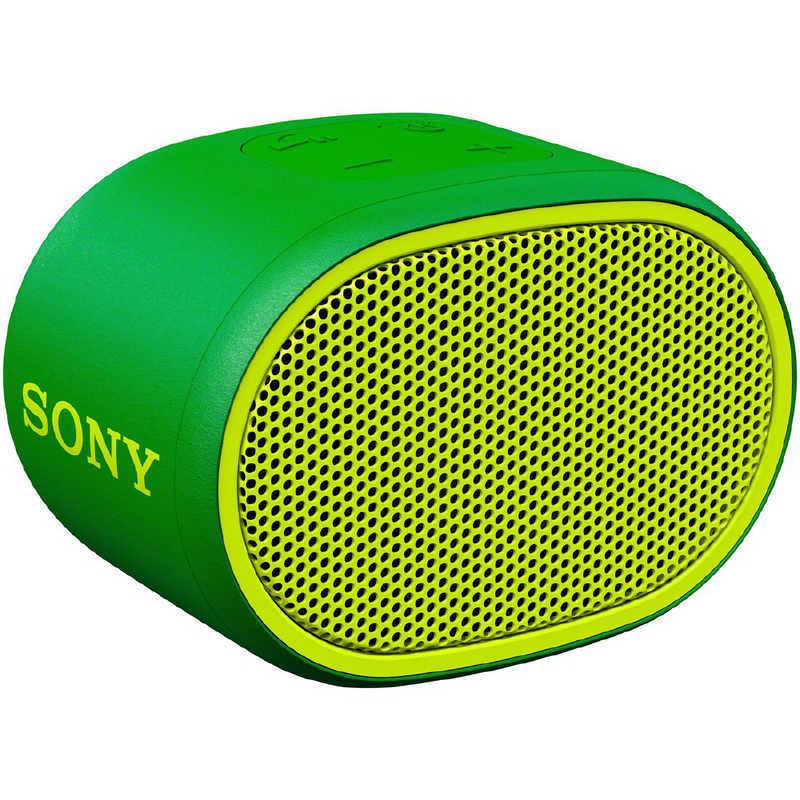 ソニー　SONY　Bluetoothスピーカー グリーン 　SRS-XB01-G｜y-kojima