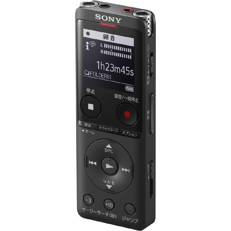 SONY ソニー SONY ICレコーダー ブラック [4GB /ワイドFM対応 SONY ソニー SONY ICレコーダー ブラック [4GB /ワイドFM対応