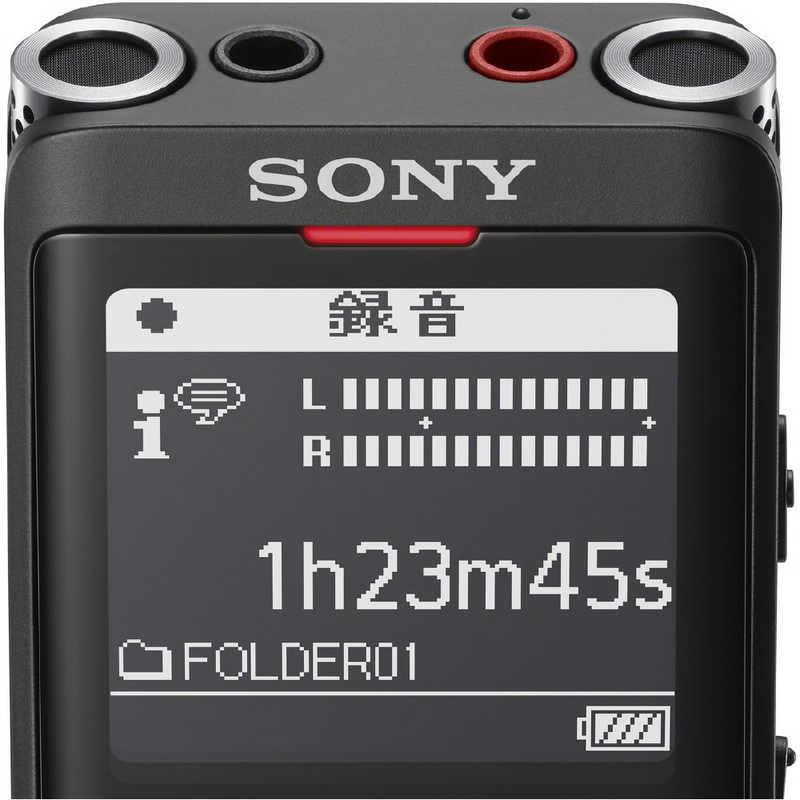 ソニー　SONY　ICレコーダー ブラック [4GB /ワイドFM対応]　ICD-UX570F (B)｜y-kojima｜20