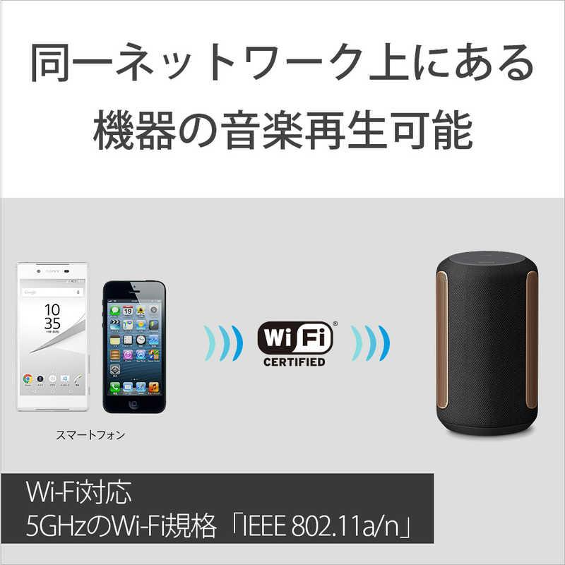 SONY ソニー SONY Bluetoothスピーカー ブラック Wi-Fi対応 SRS SONY ソニー SONY Bluetoothスピーカー ブラック Wi-Fi対応 SRS