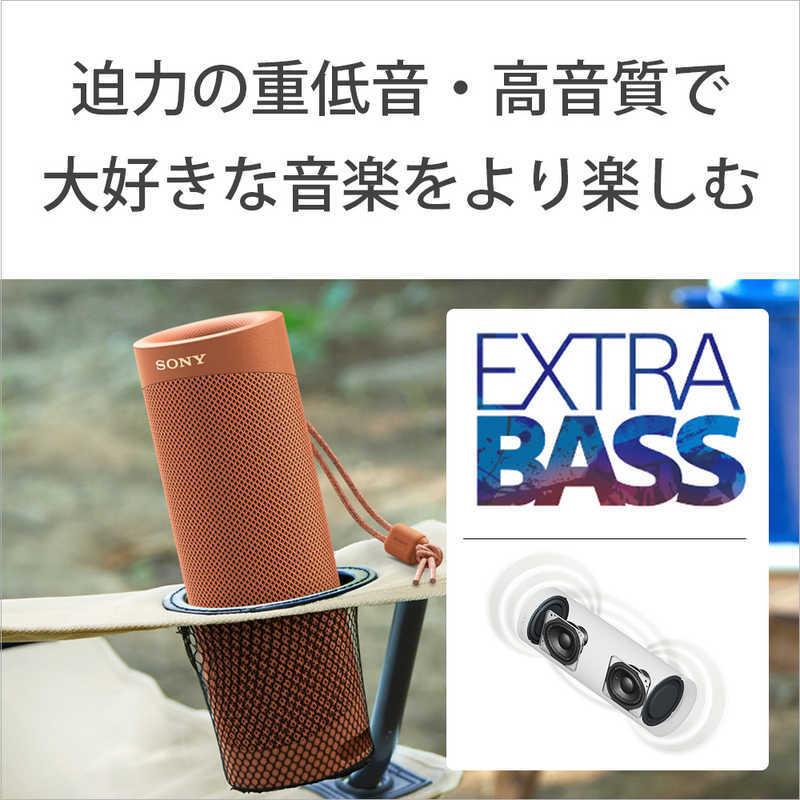 ソニー SONY Bluetoothスピーカー レッド SRS-XB23 RC
