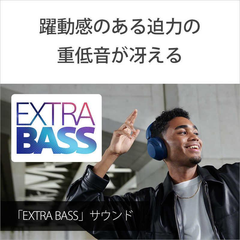 ソニー SONY ワイヤレスヘッドホン ノイズキャンセリング対応 マイク対応 ブルー WH-XB910N LZ|コジマPayPayモール店|03