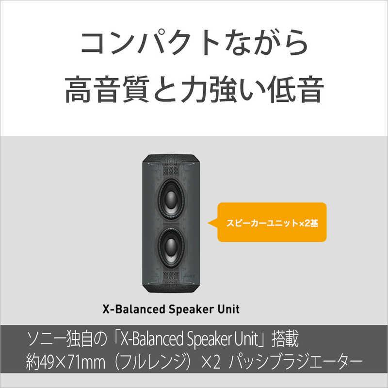 ソニー　SONY　ブルートゥーススピーカー ブラック  (防水 /Bluetooth対応)　SRS-XE300-BC｜y-kojima｜05