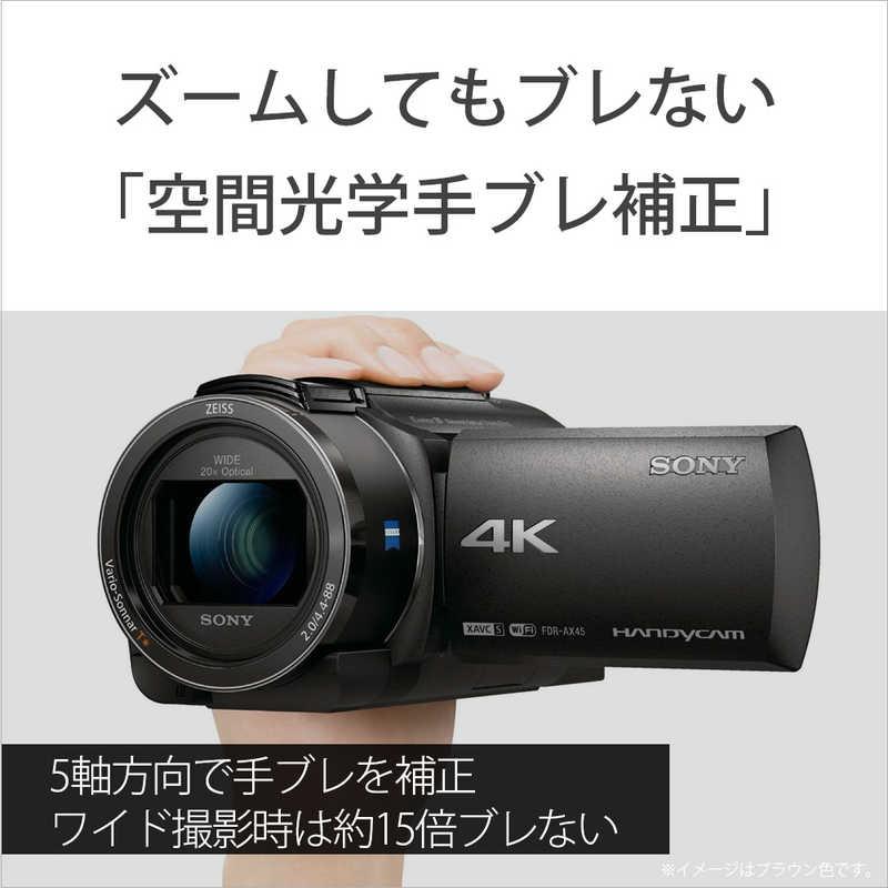 SONY ソニー SONY デジタル4Kビデオカメラ 64GBメモリー内蔵 FDR-AX45A