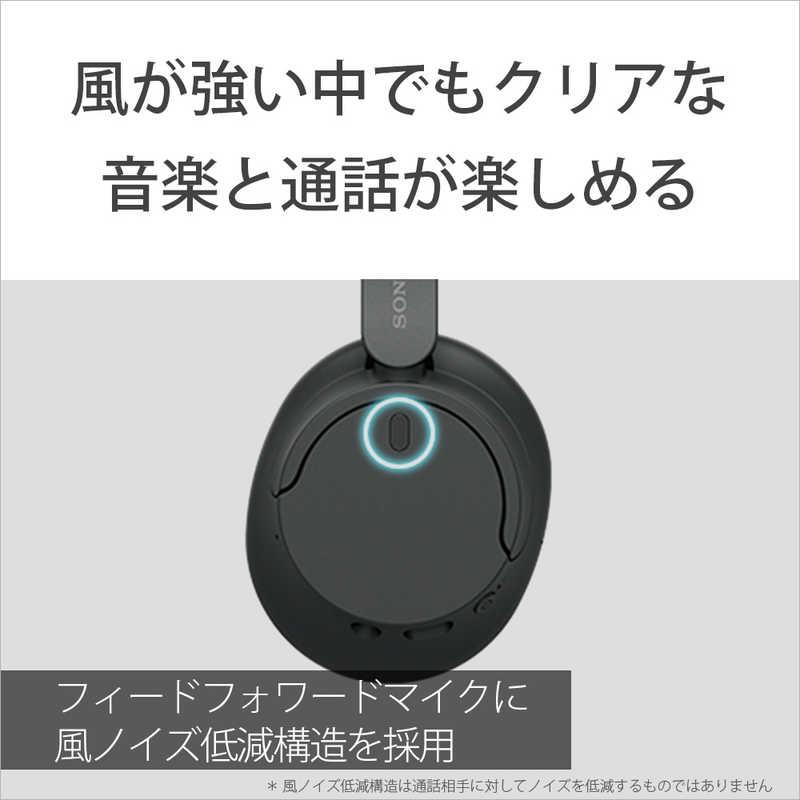 ソニー　SONY　ブルートゥースヘッドホン ブラック［リモコン・マイク対応 /Bluetooth /ノイズキャンセリング対応］　WH-CH720N BC｜y-kojima｜08