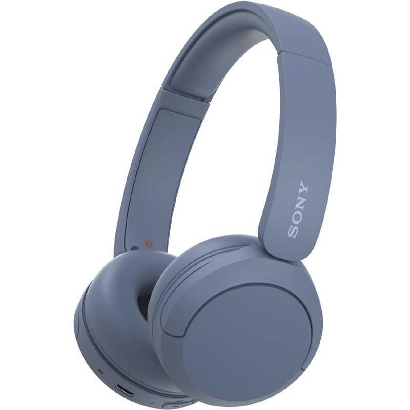 SONY（ソニー） ブルートゥースヘッドホン ブルー ［リモコン・マイク