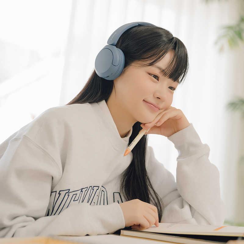 SONY（ソニー） ブルートゥースヘッドホン ブルー ［リモコン・マイク