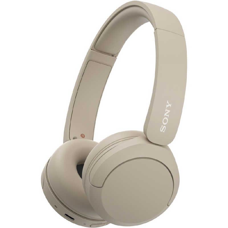 SONY（ソニー） ブルートゥースヘッドホン ベージュ［リモコン・マイク