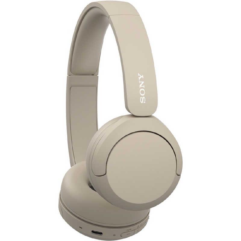 SONY（ソニー） ブルートゥースヘッドホン ベージュ［リモコン・マイク