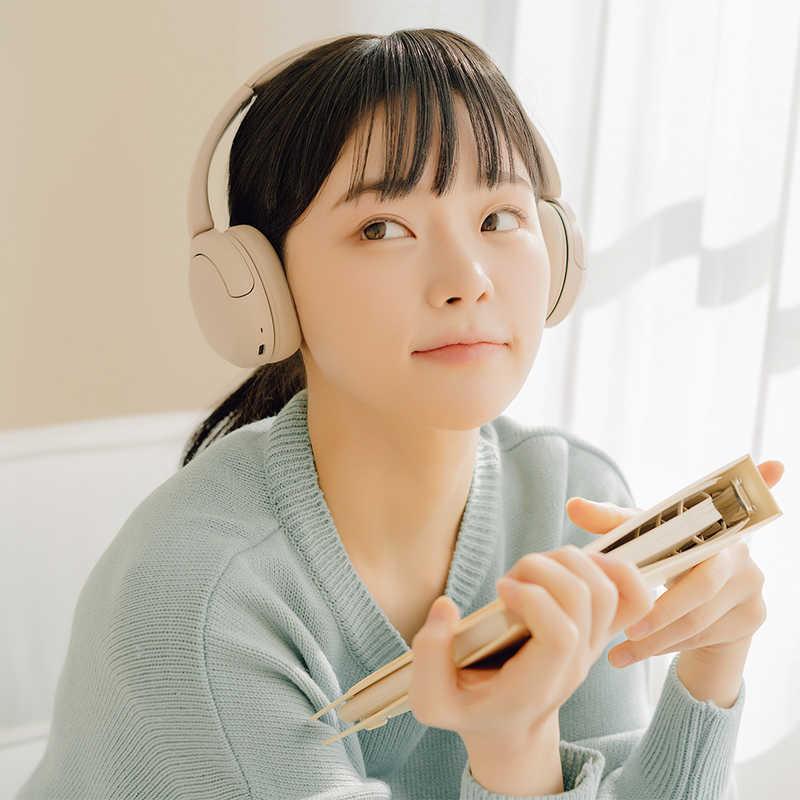 SONY（ソニー） ブルートゥースヘッドホン ベージュ［リモコン・マイク