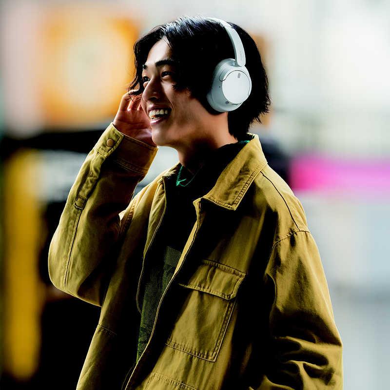 SONY（ソニー） ブルートゥースヘッドホン ホワイト［リモコン・マイク