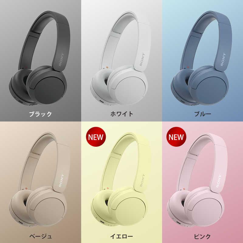 ソニー SONY ブルートゥースヘッドホン ［Bluetooth対応］ ピンク WH