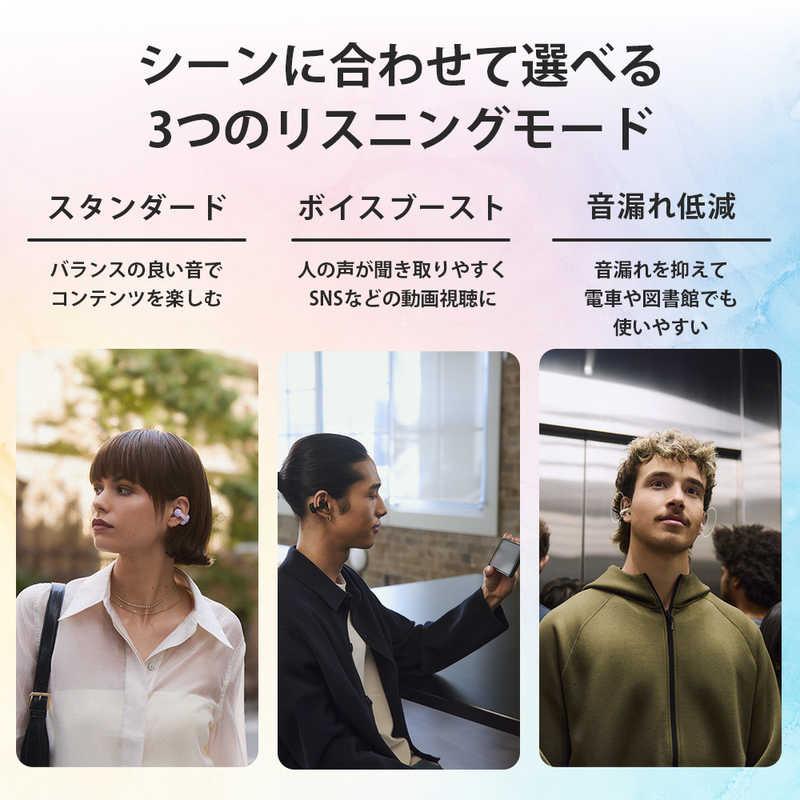 ソニー SONY 完全ワイヤレスイヤホン LinkBuds Clip ［ イヤーカフ型 ( オープンイヤー型 ) ］ ブラック WF-LC900 BZの画像