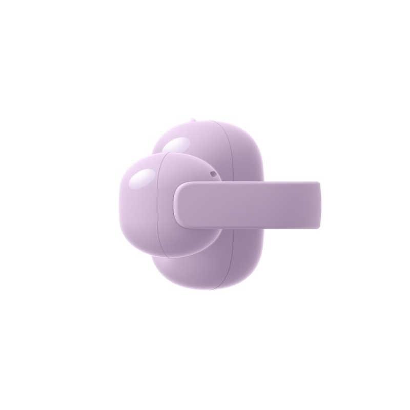 ソニー SONY 完全ワイヤレスイヤホン LinkBuds Clip ［ イヤーカフ型 ( オープンイヤー型 ) ］ ラベンダー WF-LC900 VZの画像