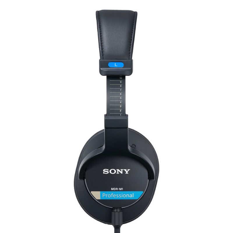SONY MDR-M1 ヘッドフォン　オーディオ　ピュア　モニター ソニー SONY モニターヘッドホン ブラック MDR-M1 : コジマYahoo!店