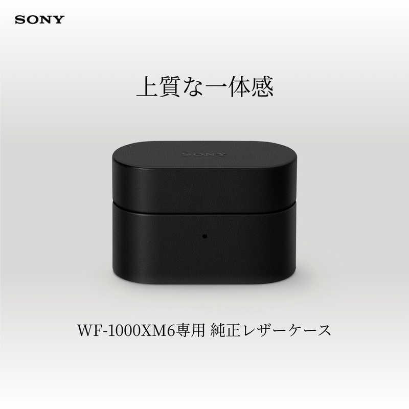 ソニー SONY WF-1000XM6用ケースカバー ブラック HAC1000XM6CBC