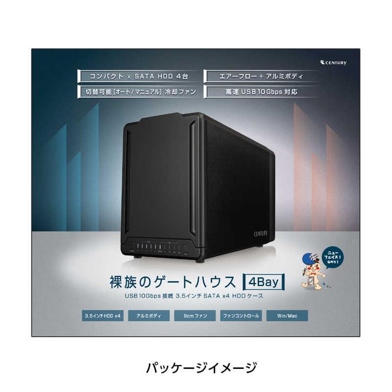 センチュリー 裸族のゲートハウス 4Bay 裸族 [3.5インチ対応 センチュリー 裸族のゲートハウス 4Bay 裸族 [3.5インチ対応