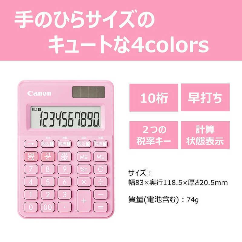 キヤノン　CANON　W税ミニミニ電卓　LS-100WT-SP Strawberry Pink｜y-kojima｜02
