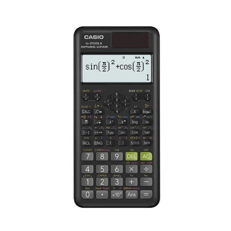 カシオ　CASIO　スタンダード関数電卓　fx-375ES A-N [10桁]｜y-kojima