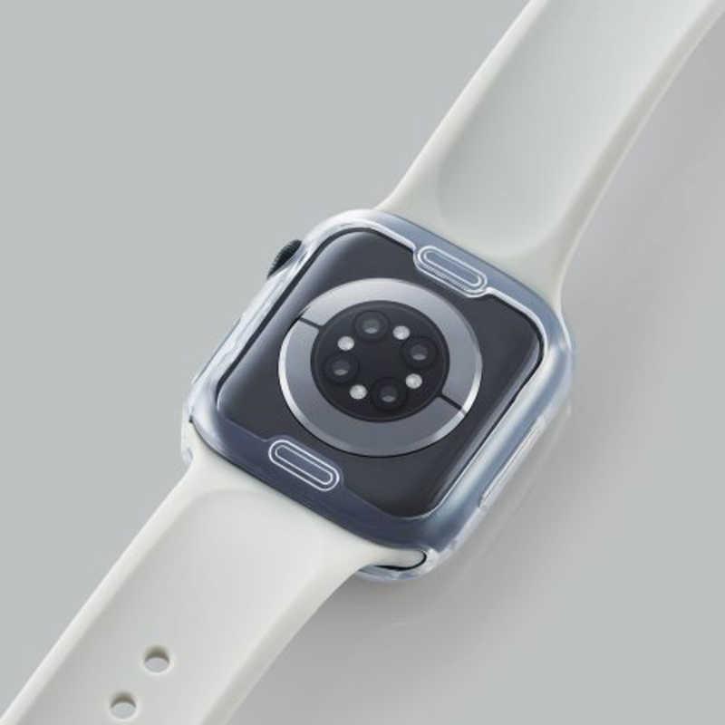 エレコム ELECOM Apple Watch series7 41mm/ソフトバンパー/クリア AW21BBPUCR