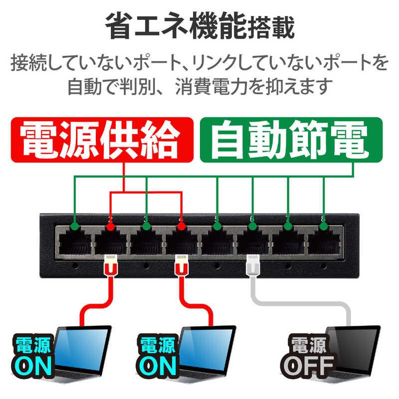ELECOM（エレコム） スイッチングハブ LAN ハブ 8ポート Giga対応
