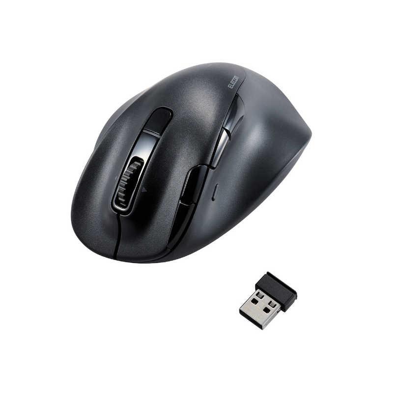 エレコム　ELECOM　マウス EX-G PRO Mサイズ 抗菌 [BlueLED /8ボタン /Bluetooth・USB] ブラック　M-XGM50MBSKBK の商品画像