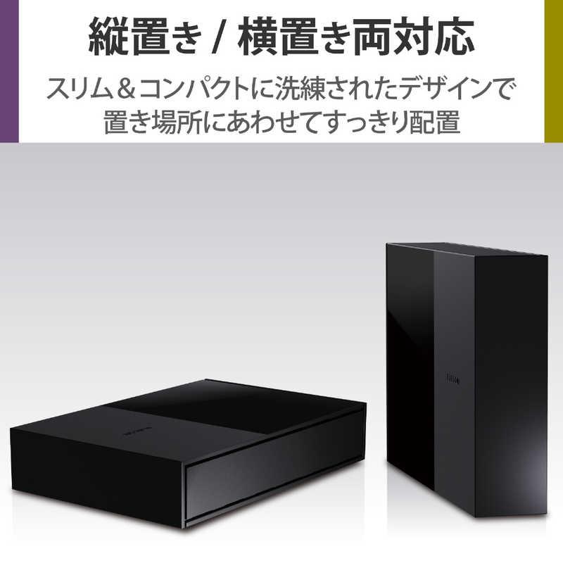エレコム　ELECOM　外付けHDD USB-A接続 テレビ録画向け(Mac/Windows11対応) ブラック [6TB /据え置き型]　ELD-GTV060UBKの画像